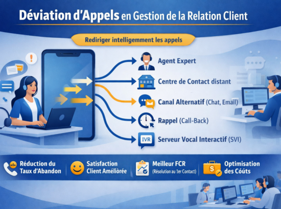 La déviation d’appels en gestion de la relation client